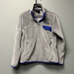 Patagonia Gray and Blue Women's Sweater